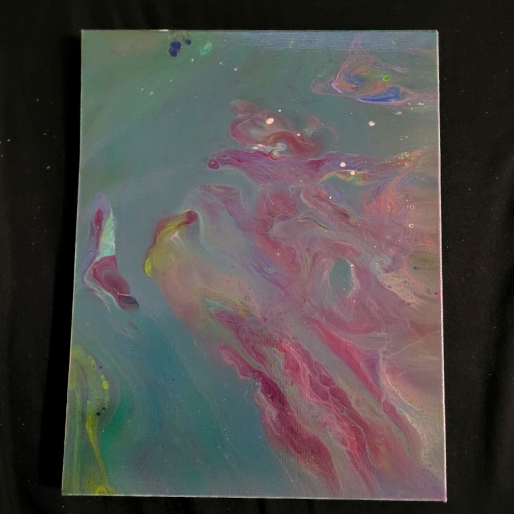 Acrylic pour art!